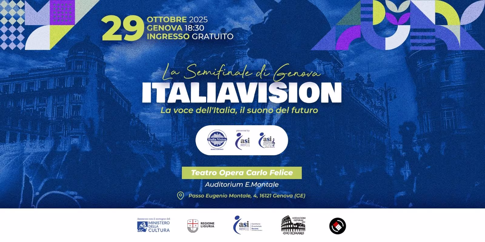 Flayer italiavision genova