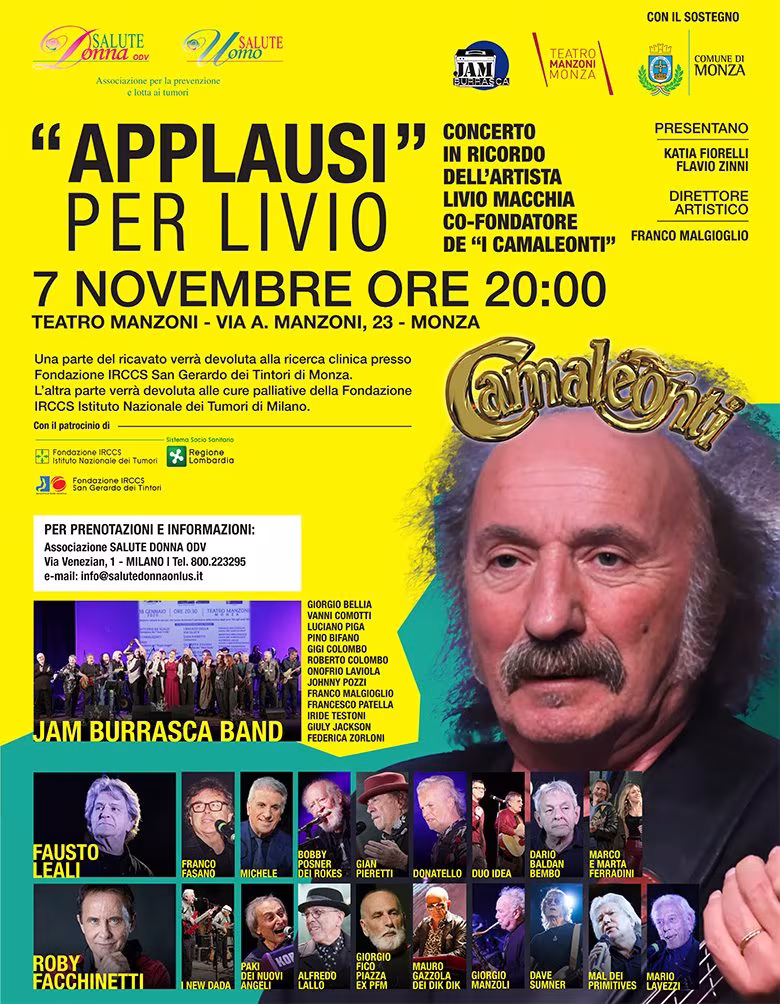 Salute donna onlus locandina concerto