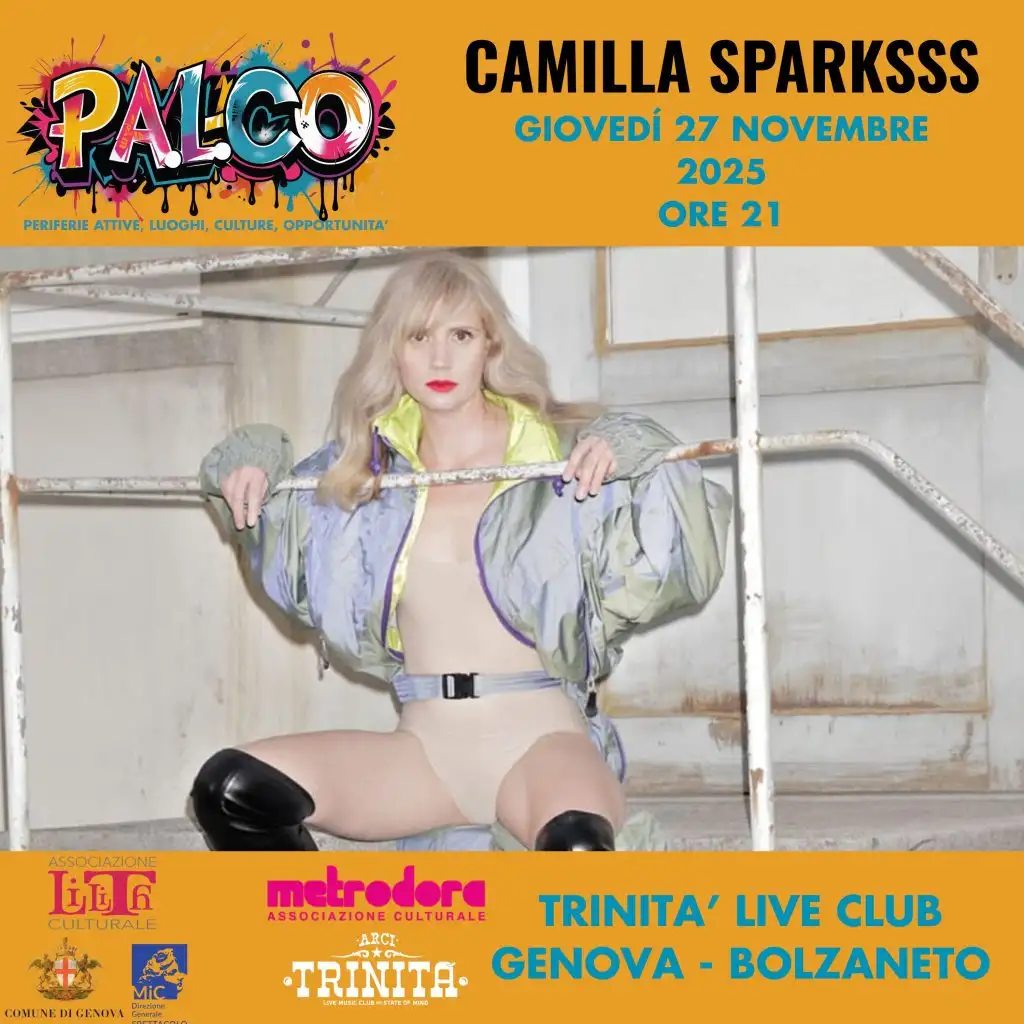 L’artista internazionale Camilla Sparksss a Genova accende la nuova rassegna P.A.L.C.O.