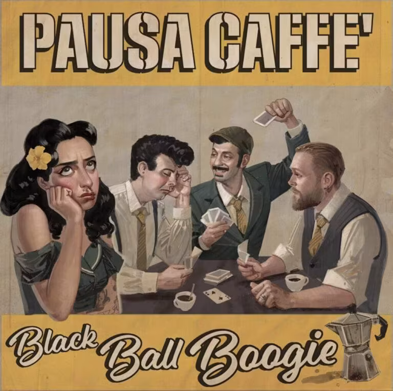 Black Ball Boogie Pausa Caffè front