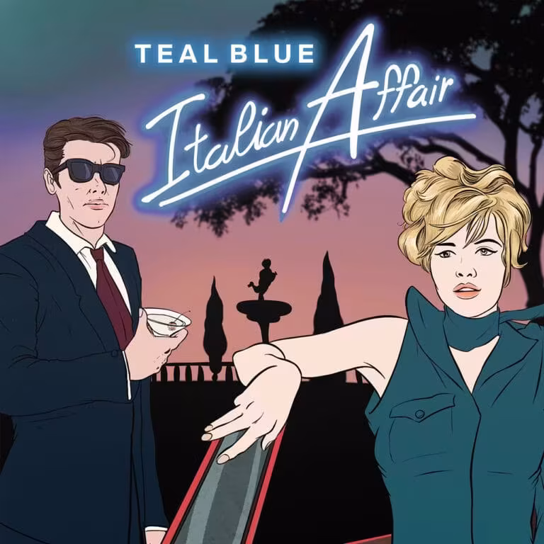 TEAL BLUE Italian Affair front