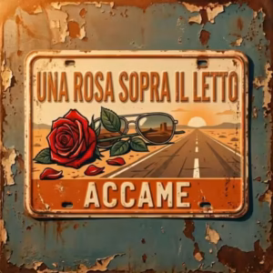 Accame Una rosa sopra il letto COPERTINA